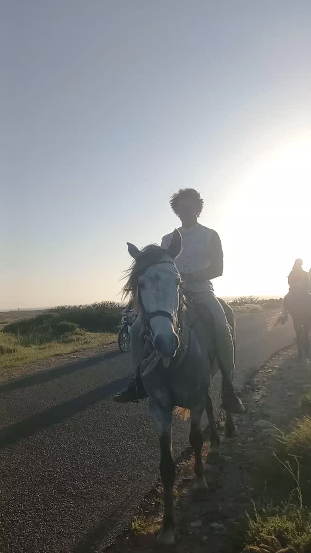 Reel Instagram de Jamal Cavalier — sortie à cheval