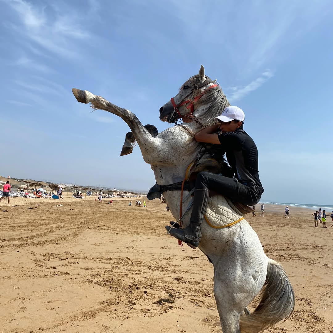 Publication Instagram de Jamal Cavalier — balade à cheval